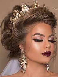 Impressive Wedding Hairstyle Bridal Hair And Makeup Wedding Hair And Makeup Beautiful Bridal Hair