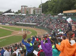 Interstate 290 runs behind the left field fence and several home run balls have reached the highway. Worcester Bravehearts Take On Wachusett Dirt Dawgs On Opening Day Photo Blog