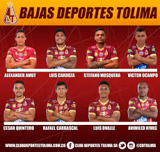 2021 colombian primera a, semifinales. Club Deportes Tolima S A Auf Twitter Noticiaspijao Jugadores Que No Continuan Con La Institucion Vinotinto Y Oro Para La Temporada 2018