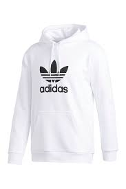 Black And White Adidas Hoodie Mens Adidas Originals White Trefoil Hoody White Adidas Trefoil Hoodie Adidas Sweatshirt Adidas White Hoodie