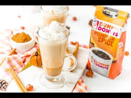 Dunkin Donuts Pumpkin Spice Latte Youtube