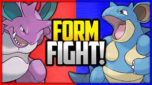 Nidoking vs Nidoqueen | Pokémon Form Fight - YouTube