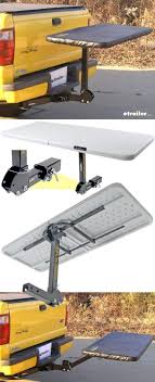 The Hitch Mounted Table Is Going To Be A Great Addition Whether You Re Out Tailgating At Your Campsite Or Just Needi Truck Bed Truck Accesories Truck Tailgate