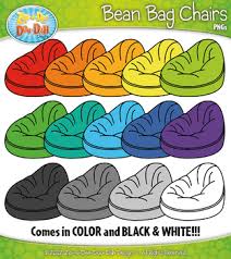 Free Rainbow Bean Bag Chairs Clipart Zip A Dee Doo Dah Designs Rainbow Bean Bags Clip Art Bean Bag