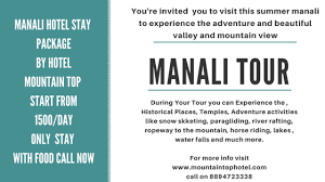 Manali Hotel Stay Package Just At 1500 Day Book Now Limited Period Offer For More Info Visit Www Mountaintoph Honeymoon Hotels Hotel Stay Top Luxury Hotels