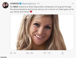 Big Brother hosts Davina McCall and Rylan Clark-Neal lead the tributes to  Nikki Grahame