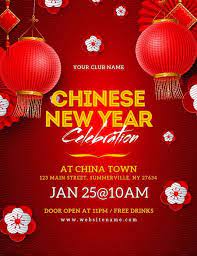 Chinese New Year Celebration Flyer Chinese New Year Images Chinese New Year Design New Year Celebration