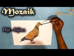 2.2 prakarya daun hewan burung hantu; Cara Membuat Mozaik Burung Guru Galeri