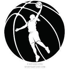 Female Basketball Silhouette With Ball Sportsartzoo Basketball Silhouette Basketball Girls Basketball Wallpaper