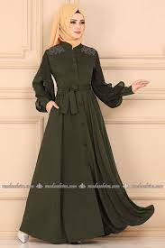 modaselvim ferace kollari pelerinli tesettur ferace ah3245 haki musluman modasi the dress kiyafet