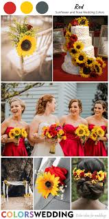 Wedding flowers are one of the most stand out elements to your special day, providing elegance, fragrance or even a fun pop of color. Colors Wedding Perfect 8 Sunflower And Rose Wedding Color Combos