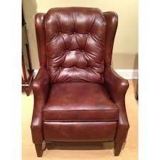 The Rockwell Recliner From Hancock Moore Is A Classic Tufted Wing Chair With Extra Comfortable Cushions In The Back An Tufted Wing Chair Furniture Mall Chair
