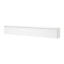 You can remove the box out of the drawer. Besta Burs Wall Shelf High Gloss White Ikeapedia