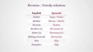 Basic Spanish Lesson 12 Talking About Family Friends And Pets