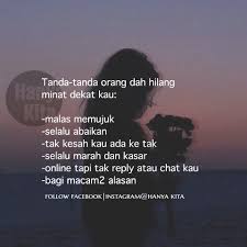 Check spelling or type a new query. Hanya Kita Tanda Orang Dah Hilang Minat Dekat Kauu Facebook