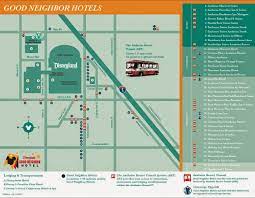 Disneyland Good Neighbor Hotel Map Disneyland Good Neighbor Hotels Hotels Near Disneyland Disneyland
