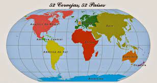 Los 7 mapas del mundo temáticos más utilizados para imprimir: 52 Cervejas 52 Paises 23 Espanha Vividas Boas