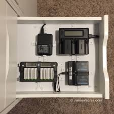 Ikea Alex Photographer Battery Charging Station Battery Charging Station Photographers Office Garage Design