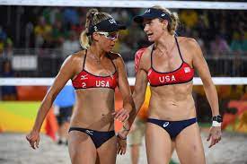 There was the time she first played on a competitive indoor team, before her freshman year of high school, when ross says she was for sure the worst person in the gym but craved the challenge and the thrill of getting better. Beach Volleyball S April Ross Has Mom In Mind In Olympic Gold Quest