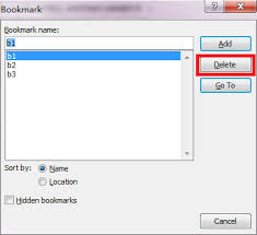 Adding protection to a word document serves as a safeguard,. Remove Bookmarks Cross References Microsoft Word Heelpbook