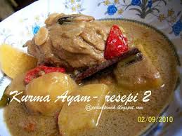 #10 asam pedas telur ikan mayong. Tumis My Resepi Kurma Ayam Mamak
