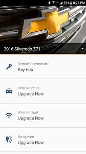 Oct 12, 2018 12:52:49 pm. On Star And My Chevrolet App 2014 2018 Silverado Sierra Mods Gm Trucks Com