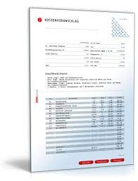Muster für geschäftsbriefe und emails finden sie hier. Kostenvoranschlag Malerarbeiten Vorlage Zum Download