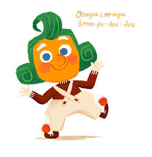 Oompa Loompa Doom Pa Dee Dee Oompa Loompa Quirky Illustration Mascot Design