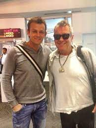 Adam Gilchrist And Jimmy Barnes Jimmy Barnes Adam Gilchrist Barnes