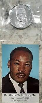 Dr. Martin Luther King Jr. Card and Coin Sealed !