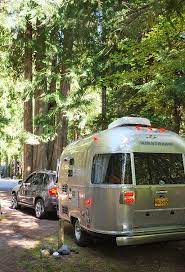Mt Rainier National Park I Just Want One Of These But Airstreams Are Quite Expensive Vintage Campers Trailers Mt Rainier National Park Airstream Camping