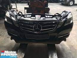 Rims, floor mats, optical packages, front and rear aprons, diffuser with. Mercedes Benz W212 E Class Half Cut New Used Recond Car Pa