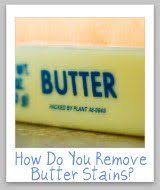 How do you remove butter stains on silk? 13 Grease Stain Remover Ideas Grease Stains Stain Remover Cleaning Hacks