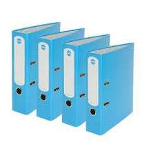 Marbig A4 Gloss Lever Arch File Blue Pk 12 Officeworks Lever Arch Files My Workspace Blue
