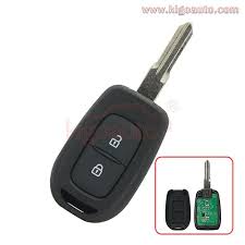 Remote Key 2 Button 433mhz Fsk Vac102 Hitag Aes 4a Chip For Renault Duster Kwid Sandero Logan Renault Duster Renault Remote