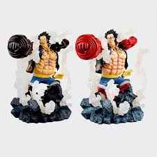 Anime One Piece Gear Fourth Luffy Monkey D Luffy Sc Scultures Gear 4th Luffy 20cm Pvc One Piece Action Figure Heroes Mod Luffy Luffy Gear Fourth Action Figures