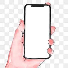 Smartphone Hand Painted Watercolor Electronic Device Mock Up Phone Mobile Png Transparent Clipart Image And Psd File For Free Download In 2021 Electronic Business Electronic Signature Smartphone