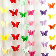 Find Many Great New Used Options And Get The Best Deals For Butterfly Wedding Paper B Butterfly Hanging Decorations Paper Wall Hanging Diy Wall Hanging Paper