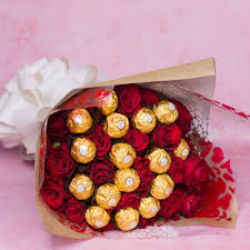 Our exclusive collection includes chocolate bouquets, baby whale gift hampers, donut gifts, baby elephant chocolate buckets, delicious beer gifts, lovely fruit bouquets and other chocolate products. Red Roses And Ferrero Chocolates Bouquet Purpink Reviews On Judge Me