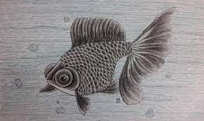 I needed a little work on making things symmetrical, so i used graph paper to for this project. Gabi Campos Butterfly Telescope Goldfish
