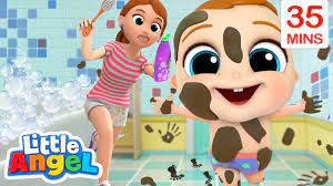 The ice cream song 5. It S Bath Time Baby John Bath Song Little Angel Kids Songs Nursery Rhymes Youtube