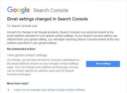 If gmail doesn't allow you to change your email address, you'll have to create a new email account (with the. Google Email Settings Changed In Search Console