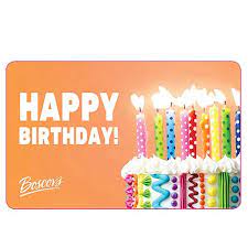 This card is redeemable only for merchandise and services at any boscov's store and at boscovs.com. Boscov S Happy Birthday Candles Gift Card Boscov S