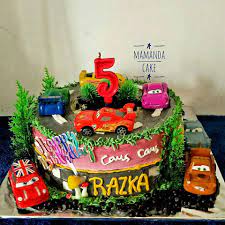 Download now explore hashtag kueultahonlinesidoarjo instagram photos videos. Mamanda Cake Kue Ulang Tahun Tema Cars Dengan Base Facebook