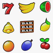 Lucky number seven, golden bell, orange, plum, one two and three cherries. Video Slot Machine Symbole 3d Modell Turbosquid 1320665