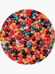 Vintage Jelly Bean Real Candy Pattern Sticker By Patternsoup Jelly Beans Candy Jelly