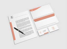 Get your hands on this letterhead mockup that features business cards and some golden ornaments which only spice up the overall presentation. Letterhead Free Mockup Psd Pinspiry Business Card Mock Up Free Business Card Mockup Stationery Mockup Free
