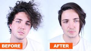 ⭐⭐⭐⭐⭐hey guys, wanna know how to get rid of frizzy hair or just make your hair look a bit smaller? How To Straighten Thick Frizzy Hair Properly Men S Hair Youtube