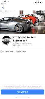 You can use this to create websites for car. Messenger Bot For Car Dealerships Botmakers