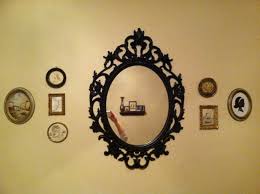 Diningroom Wall Decor Mirror From Ikea Assorted Frames From Pccr Photos From Old Books Decor Dining Room Decor Wall Decor